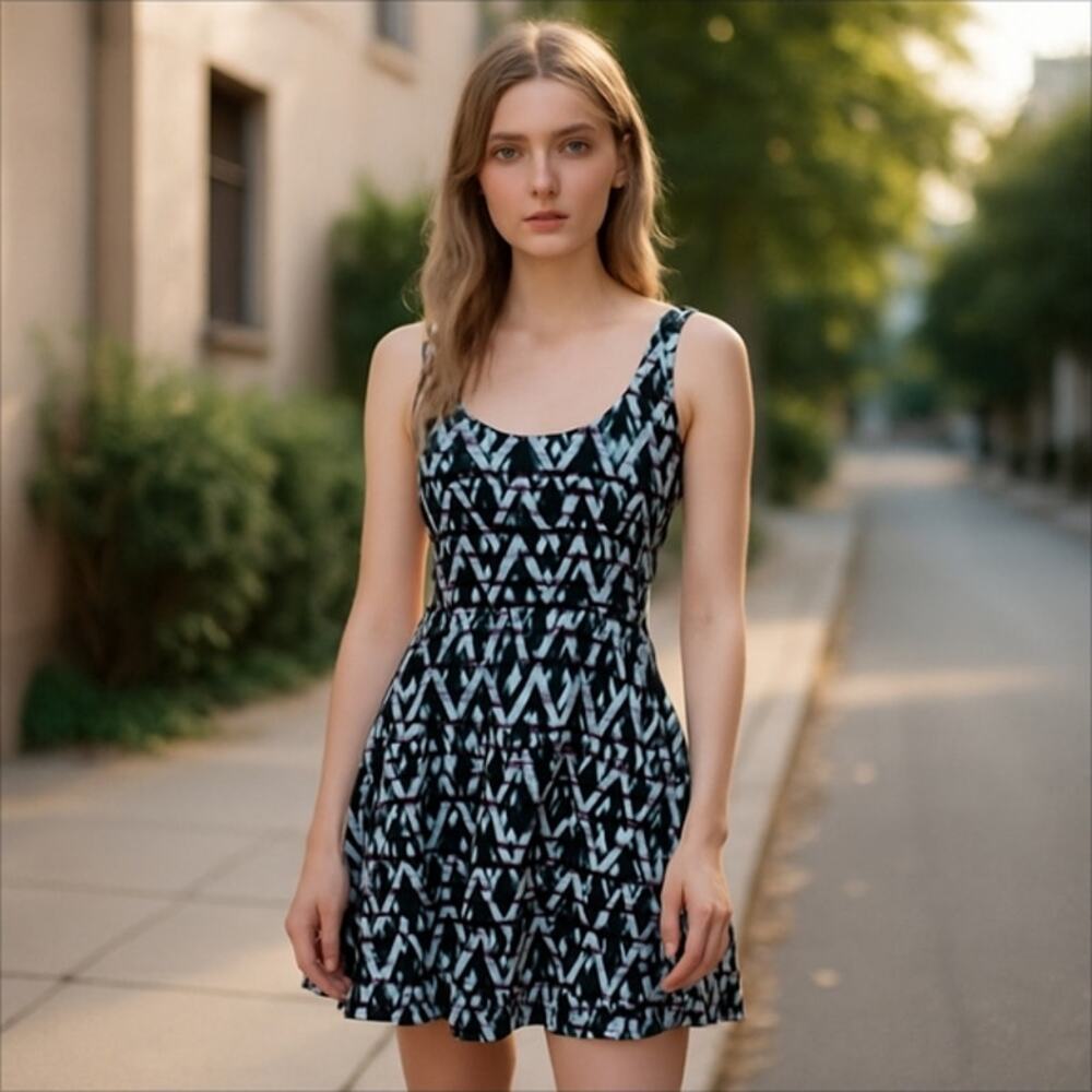 Aéropostale Geo Print Sleeveless Dress Size M